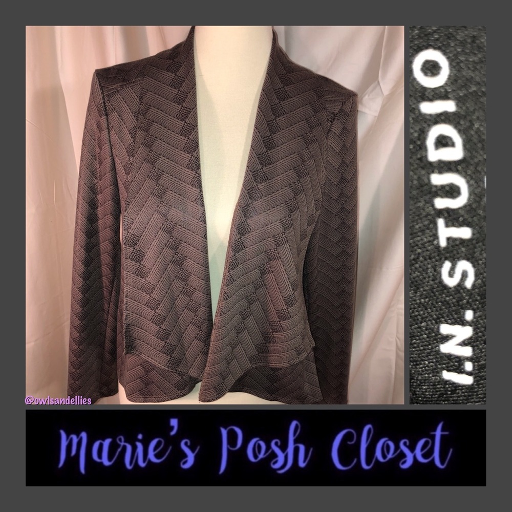 LAST CHANCE! Donating on 30 January! Relaxed Brown Jacket with Shawl Collar